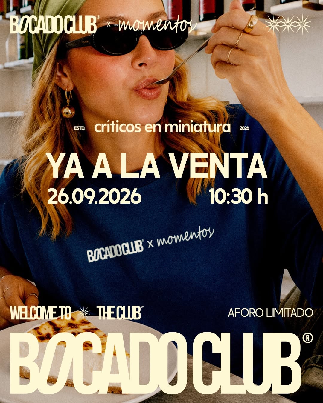 Cartel de Bocado Club × Momentos